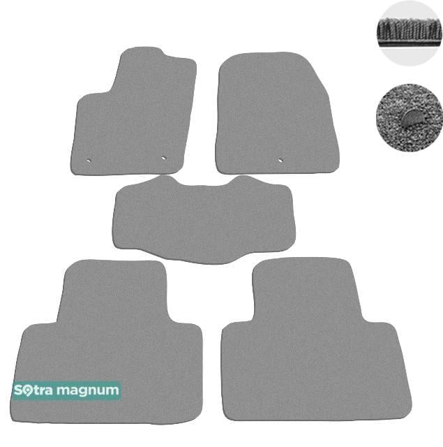 Sotra 07236-MG20-GREY Interior mats Sotra two-layer gray for Jeep Grand cherokee (2011-2013), set 07236MG20GREY: Buy near me in Poland at 2407.PL - Good price!