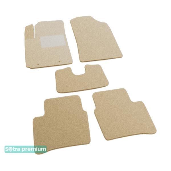 Sotra 07246-CH-BEIGE Interior mats Sotra two-layer beige for KIA Picanto (2011-2016), set 07246CHBEIGE: Buy near me in Poland at 2407.PL - Good price!