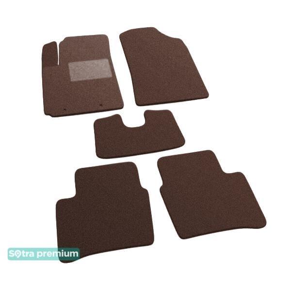 Sotra 07246-CH-CHOCO Interior mats Sotra two-layer brown for KIA Picanto (2011-2016), set 07246CHCHOCO: Buy near me in Poland at 2407.PL - Good price!