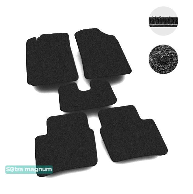 Sotra 07246-MG15-BLACK Interior mats Sotra two-layer black for KIA Picanto (2011-2016), set 07246MG15BLACK: Buy near me in Poland at 2407.PL - Good price!