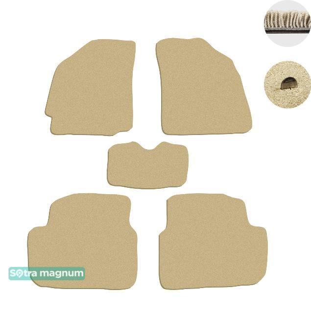 Sotra 07248-MG20-BEIGE Interior mats Sotra two-layer beige for Chevrolet Spark (2009-2015), set 07248MG20BEIGE: Buy near me in Poland at 2407.PL - Good price!