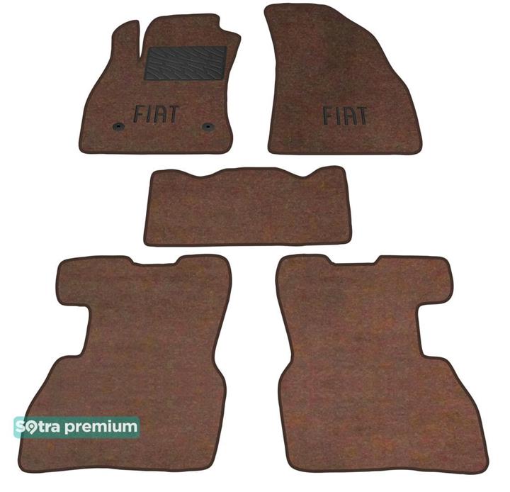 Sotra 07252-CH-CHOCO Interior mats Sotra two-layer brown for Fiat Doblo (2010-), set 07252CHCHOCO: Buy near me at 2407.PL in Poland at an Affordable price!