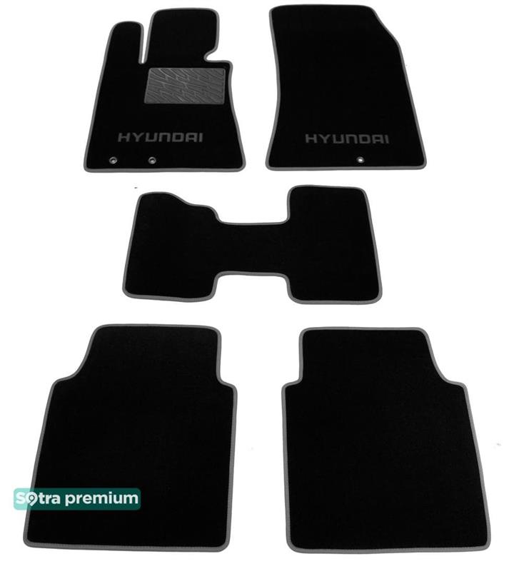 Sotra 07265-CH-BLACK Dywaniki do salony pasażerskiego Sotra dwuwarstwowy czarny dla Hyundai Equus (2009-2012), zestaw 07265CHBLACK: Dobra cena w Polsce na 2407.PL - Kup Teraz!