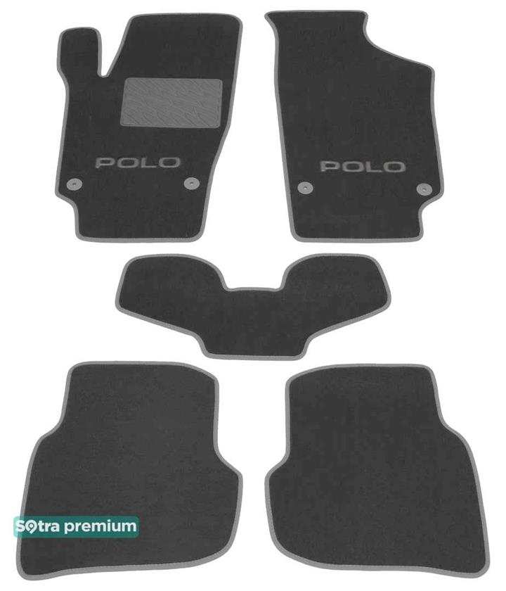Sotra 07268-CH-GREY Interior mats Sotra two-layer gray for Volkswagen Polo (2009-), set 07268CHGREY: Buy near me in Poland at 2407.PL - Good price!
