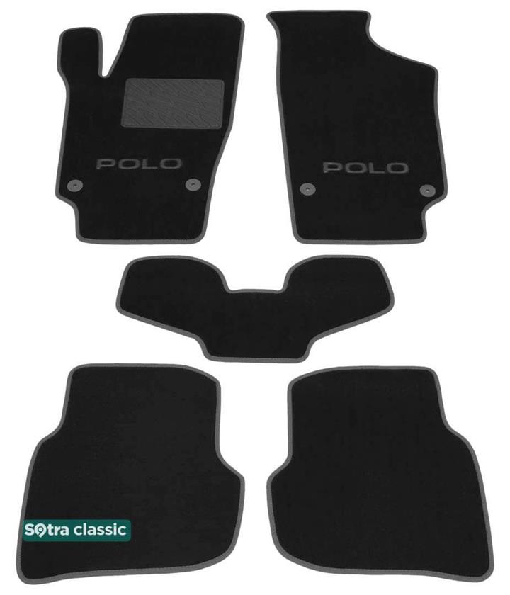 Sotra 07268-GD-GREY Коврики салона Sotra двухслойные серые для Volkswagen Polo (2009-), комплект 07268GDGREY: Отличная цена - Купить в Польше на 2407.PL!