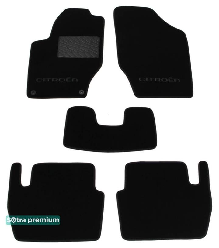 Sotra 07274-CH-BLACK Interior mats Sotra two-layer black for Citroen C4 (2010-), set 07274CHBLACK: Buy near me in Poland at 2407.PL - Good price!