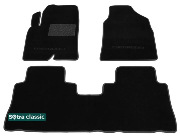 Sotra 07280-GD-BLACK Interior mats Sotra two-layer black for Chevrolet Captiva (2010-), set 07280GDBLACK: Buy near me at 2407.PL in Poland at an Affordable price!
