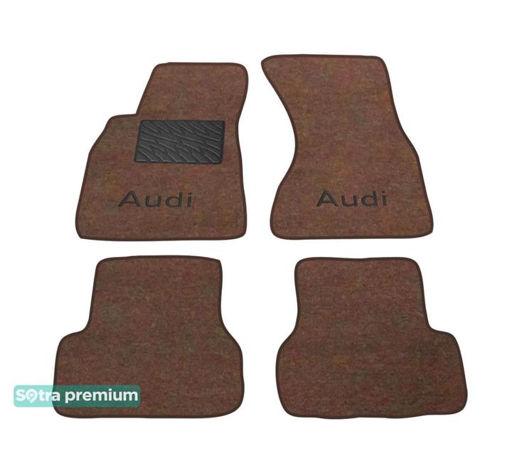 Sotra 07283-CH-CHOCO Interior mats Sotra two-layer brown for Audi A7 sportback (2010-), set 07283CHCHOCO: Buy near me in Poland at 2407.PL - Good price!