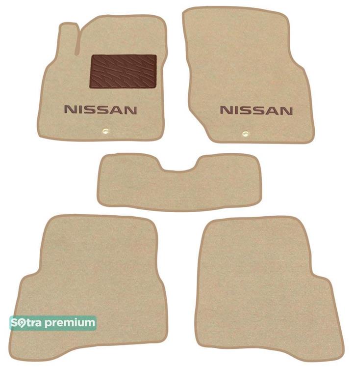 Sotra 07298-CH-BEIGE Interior mats Sotra two-layer beige for Nissan Almera classic (2006-2013), set 07298CHBEIGE: Buy near me in Poland at 2407.PL - Good price!