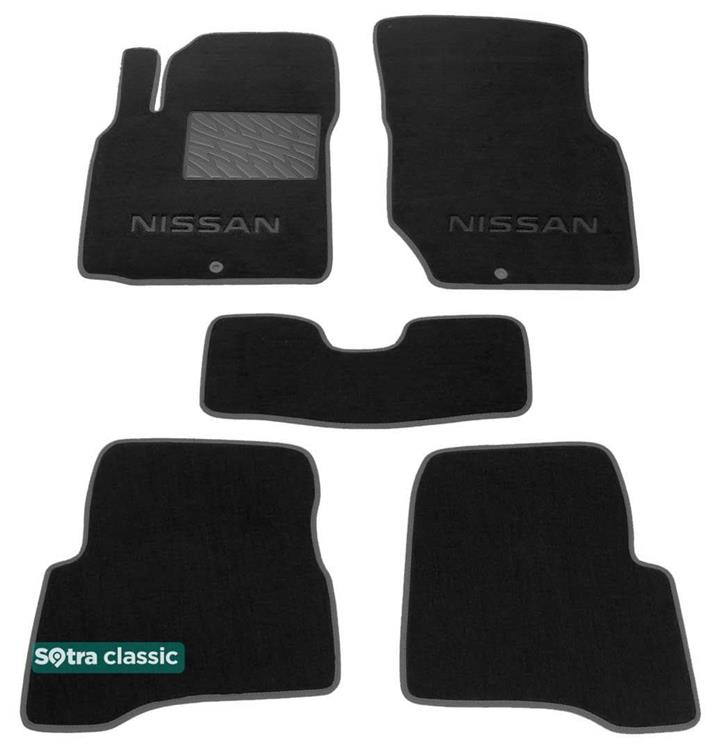 Sotra 07298-GD-GREY Interior mats Sotra two-layer gray for Nissan Almera classic (2006-2013), set 07298GDGREY: Buy near me in Poland at 2407.PL - Good price!
