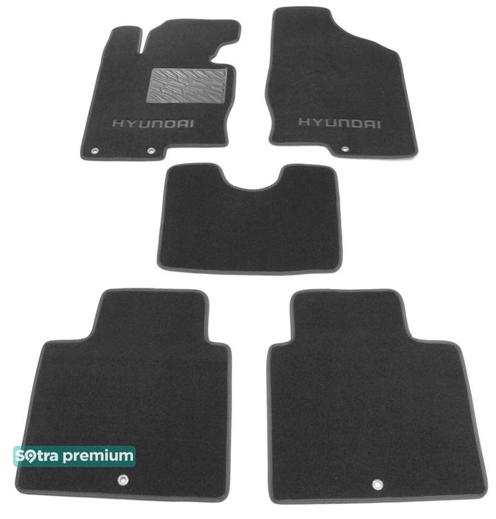 Sotra 07307-CH-GREY Interior mats Sotra two-layer gray for Hyundai Grandeur (2011-2017), set 07307CHGREY: Buy near me in Poland at 2407.PL - Good price!