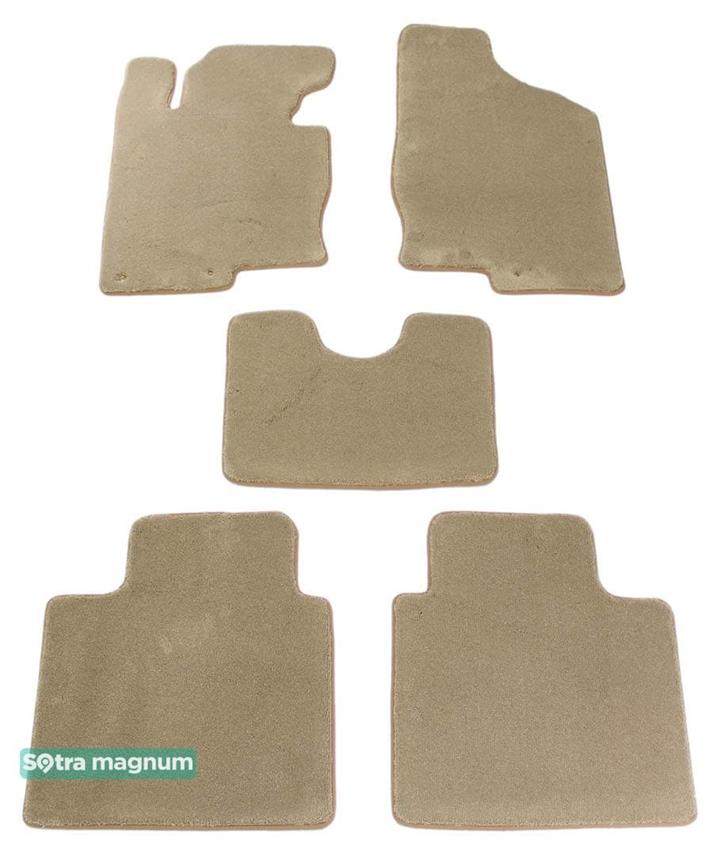 Sotra 07307-MG20-BEIGE Interior mats Sotra two-layer beige for Hyundai Grandeur (2011-2017), set 07307MG20BEIGE: Buy near me in Poland at 2407.PL - Good price!