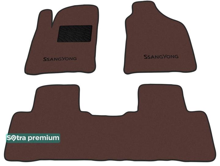 Sotra 07310-CH-CHOCO Interior mats Sotra two-layer brown for Ssang yong Korando (2010-), set 07310CHCHOCO: Buy near me in Poland at 2407.PL - Good price!