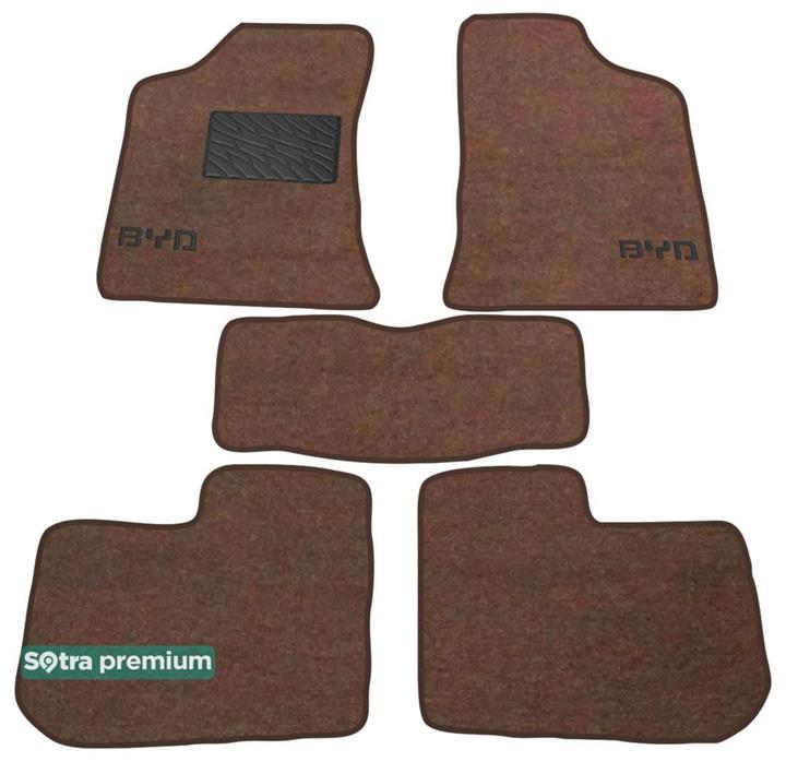 Sotra 07314-CH-CHOCO Interior mats Sotra two-layer brown for Byd F3 / f3r (2005-), set 07314CHCHOCO: Buy near me in Poland at 2407.PL - Good price!