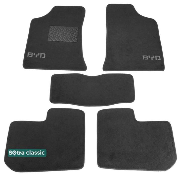 Sotra 07314-GD-GREY Interior mats Sotra two-layer gray for Byd F3 / f3r (2005-), set 07314GDGREY: Buy near me in Poland at 2407.PL - Good price!