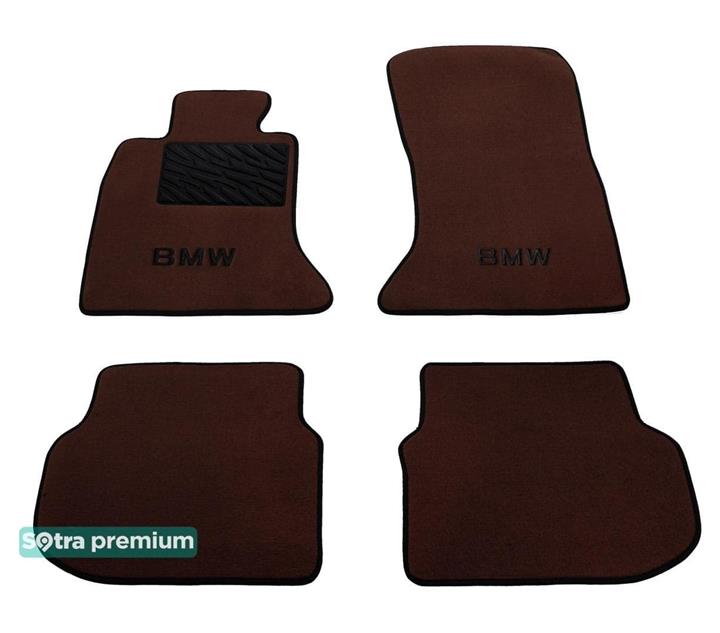Sotra 07327-CH-CHOCO Interior mats Sotra two-layer brown for BMW 5-series (2010-2016), set 07327CHCHOCO: Buy near me in Poland at 2407.PL - Good price!