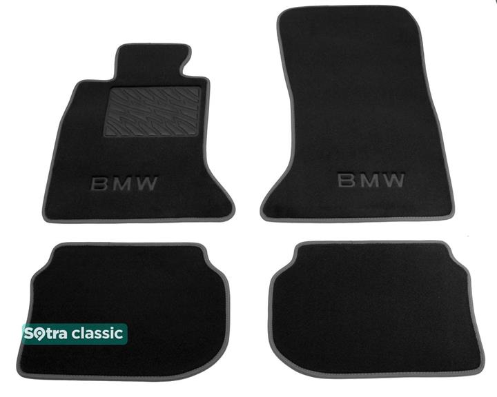 Sotra 07327-GD-BLACK Interior mats Sotra two-layer black for BMW 5-series (2010-2016), set 07327GDBLACK: Buy near me in Poland at 2407.PL - Good price!