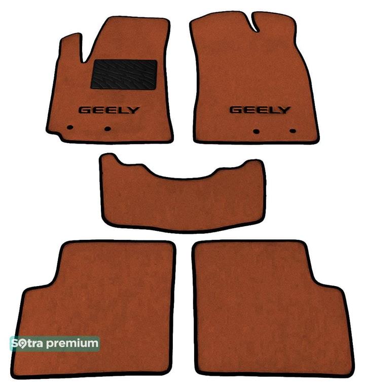 Sotra 07328-CH-TERRA Interior mats Sotra two-layer terracotta for Geely Emgrand ec7 (2009-), set 07328CHTERRA: Buy near me in Poland at 2407.PL - Good price!