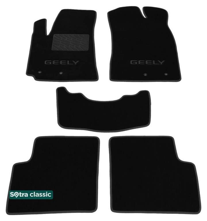 Sotra 07328-GD-BLACK Interior mats Sotra two-layer black for Geely Emgrand ec7 (2009-), set 07328GDBLACK: Buy near me in Poland at 2407.PL - Good price!