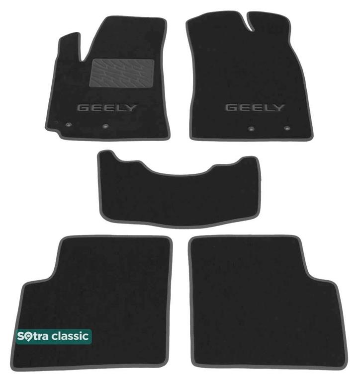 Sotra 07328-GD-GREY Interior mats Sotra two-layer gray for Geely Emgrand ec7 (2009-), set 07328GDGREY: Buy near me in Poland at 2407.PL - Good price!
