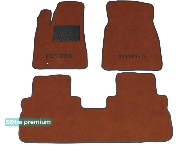 Sotra 07334-CH-TERRA Interior mats Sotra two-layer terracotta for Toyota Highlander (2010-2013), set 07334CHTERRA: Buy near me in Poland at 2407.PL - Good price!