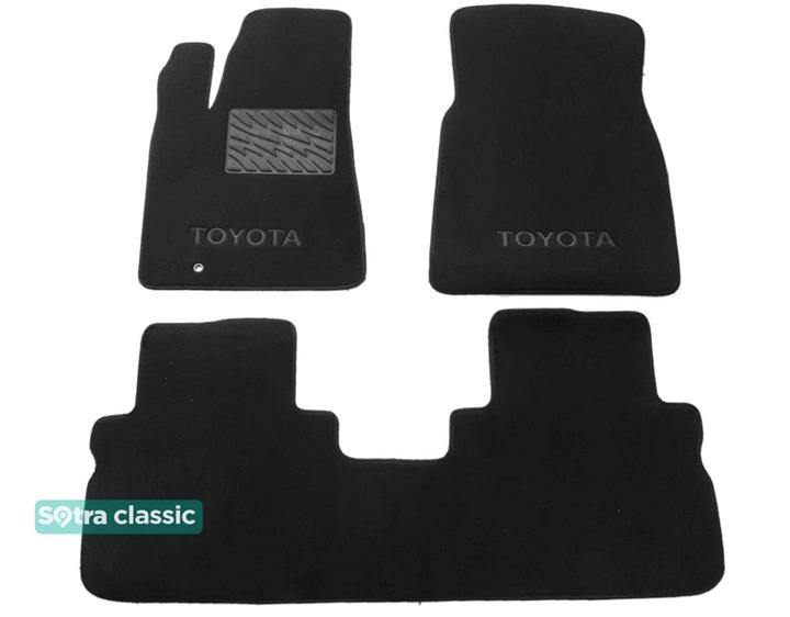 Sotra 07334-GD-BLACK Коврики салона Sotra двухслойные черные для Toyota Highlander (2010-2013), комплект 07334GDBLACK: Отличная цена - Купить в Польше на 2407.PL!