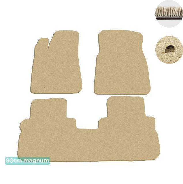 Sotra 07334-MG20-BEIGE Interior mats Sotra two-layer beige for Toyota Highlander (2010-2013), set 07334MG20BEIGE: Buy near me in Poland at 2407.PL - Good price!