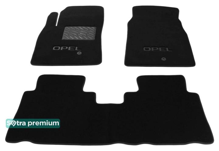Sotra 07337-CH-BLACK Interior mats Sotra two-layer black for Opel Antara (2007-2015), set 07337CHBLACK: Buy near me in Poland at 2407.PL - Good price!
