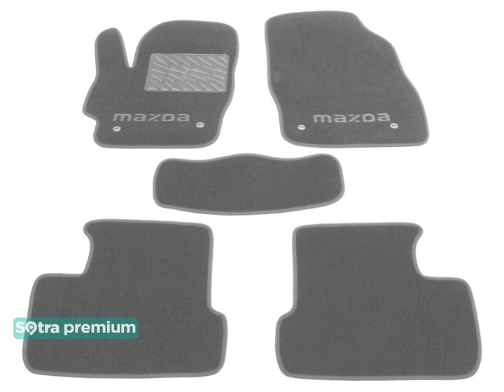 Sotra 07346-CH-GREY Interior mats Sotra two-layer gray for Mazda 3 (2008-2013), set 07346CHGREY: Buy near me in Poland at 2407.PL - Good price!