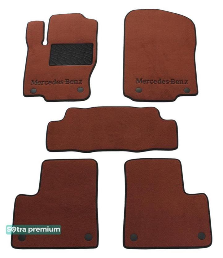 Sotra 07348-CH-TERRA Interior mats Sotra Two-layer terracotta for Mercedes Gl-class/M-class, set 07348CHTERRA: Buy near me in Poland at 2407.PL - Good price!