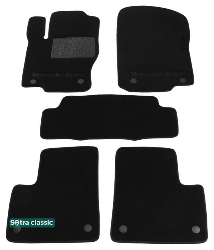 Sotra 07348-GD-BLACK Interior mats Sotra Two-layer black for Mercedes Gl-class/M-class, set 07348GDBLACK: Buy near me in Poland at 2407.PL - Good price!