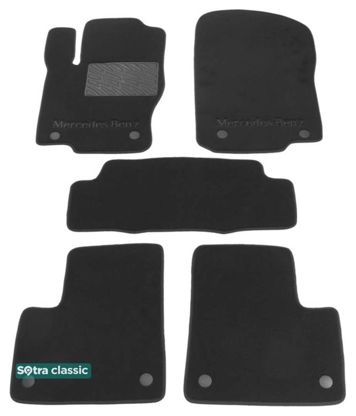 Sotra 07348-GD-GREY Interior mats Sotra Double layer gray for Mercedes Gl-class/M-class, set 07348GDGREY: Buy near me in Poland at 2407.PL - Good price!