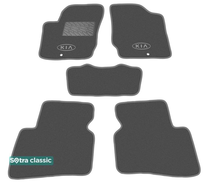 Sotra 07355-GD-GREY Interior mats Sotra two-layer gray for KIA Cerato (2008-2012), set 07355GDGREY: Buy near me in Poland at 2407.PL - Good price!