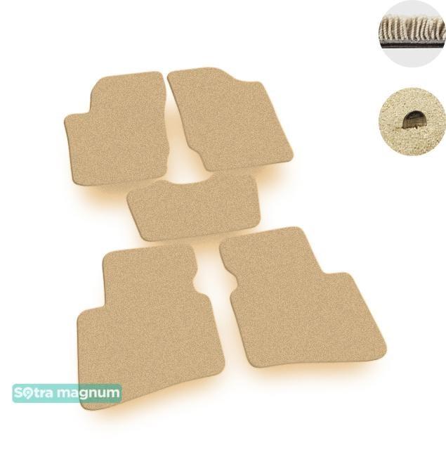 Sotra 07355-MG20-BEIGE Interior mats Sotra two-layer beige for KIA Cerato (2008-2012), set 07355MG20BEIGE: Buy near me at 2407.PL in Poland at an Affordable price!