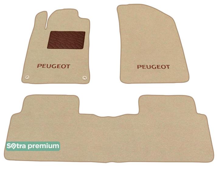 Sotra 07362-CH-BEIGE Interior mats Sotra two-layer beige for Peugeot 508 (2011-), set 07362CHBEIGE: Buy near me in Poland at 2407.PL - Good price!