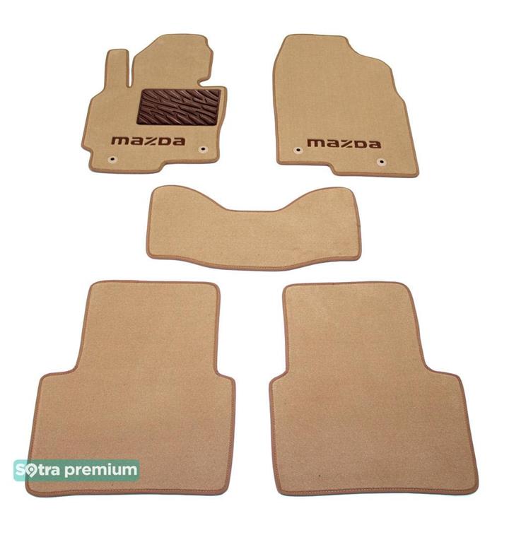 Sotra 07375-CH-BEIGE Interior mats Sotra two-layer beige for Mazda Cx-5 (2012-2016), set 07375CHBEIGE: Buy near me in Poland at 2407.PL - Good price!
