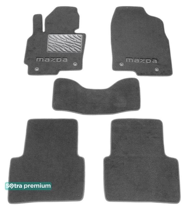 Sotra 07375-CH-GREY Interior mats Sotra two-layer gray for Mazda Cx-5 (2012-2016), set 07375CHGREY: Buy near me in Poland at 2407.PL - Good price!
