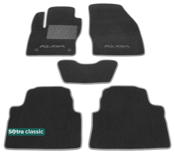 Sotra 07379-GD-GREY Interior mats Sotra two-layer gray for Ford Kuga (2008-2012), set 07379GDGREY: Buy near me in Poland at 2407.PL - Good price!