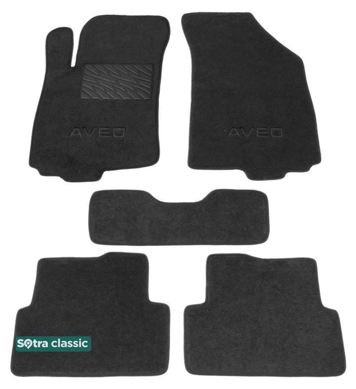 Sotra 07381-GD-GREY Interior mats Sotra two-layer gray for Chevrolet Aveo (2011-), set 07381GDGREY: Buy near me in Poland at 2407.PL - Good price!