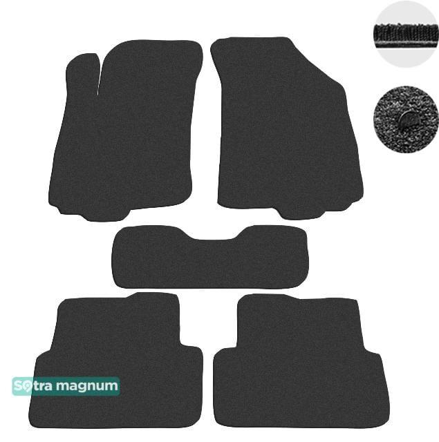 Sotra 07381-MG15-BLACK Interior mats Sotra two-layer black for Chevrolet Aveo (2011-), set 07381MG15BLACK: Buy near me in Poland at 2407.PL - Good price!
