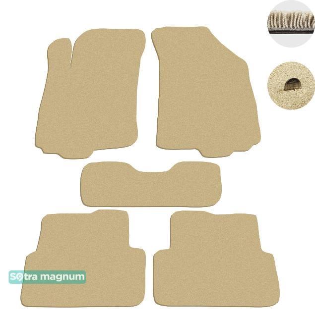 Sotra 07381-MG20-BEIGE Interior mats Sotra two-layer beige for Chevrolet Aveo (2011-), set 07381MG20BEIGE: Buy near me in Poland at 2407.PL - Good price!