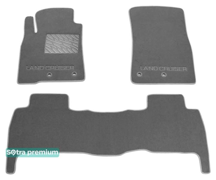 Sotra 07385-CH-GREY Interior mats Sotra two-layer gray for Toyota Land cruiser (2012-2015), set 07385CHGREY: Buy near me in Poland at 2407.PL - Good price!
