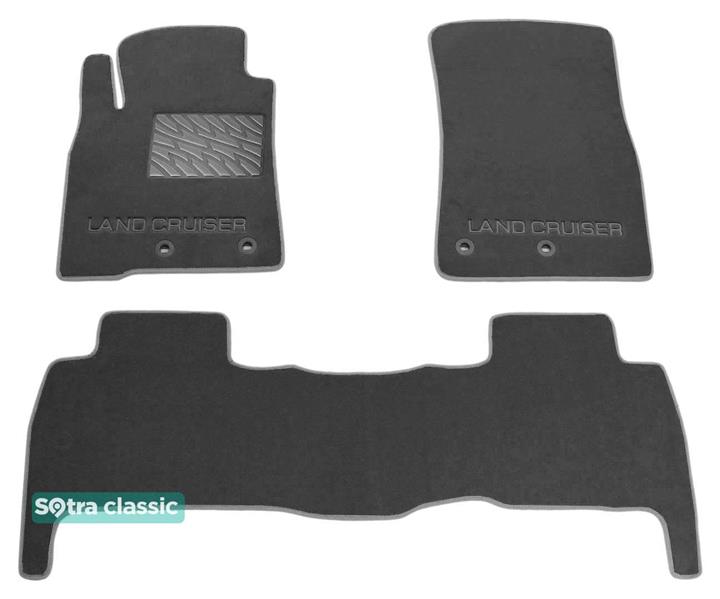 Sotra 07385-GD-GREY Interior mats Sotra two-layer gray for Toyota Land cruiser (2012-2015), set 07385GDGREY: Buy near me in Poland at 2407.PL - Good price!