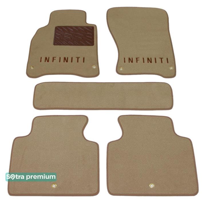 Sotra 07388-CH-BEIGE Interior mats Sotra two-layer beige for Infiniti M / q70 (2009-), set 07388CHBEIGE: Buy near me in Poland at 2407.PL - Good price!