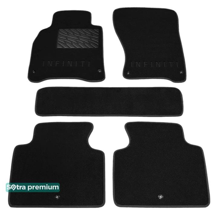 Sotra 07388-CH-BLACK Interior mats Sotra two-layer black for Infiniti M / q70 (2009-), set 07388CHBLACK: Buy near me in Poland at 2407.PL - Good price!