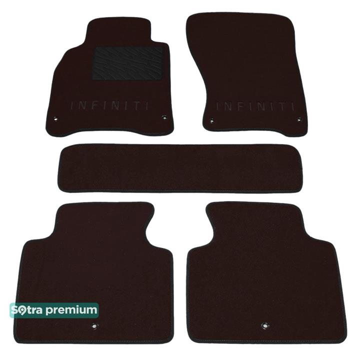Sotra 07388-CH-CHOCO Interior mats Sotra two-layer brown for Infiniti M / q70 (2009-), set 07388CHCHOCO: Buy near me in Poland at 2407.PL - Good price!