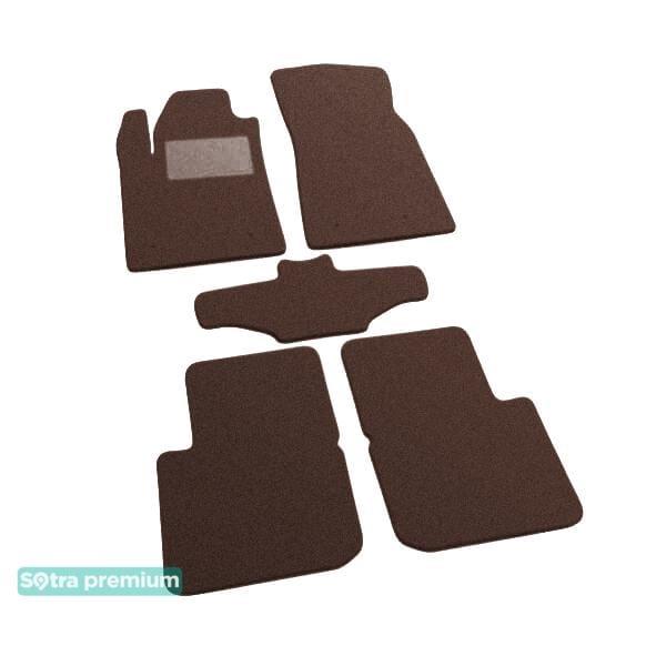 Sotra 07390-CH-CHOCO Interior mats Sotra two-layer brown for Lancia Delta (2008-2014), set 07390CHCHOCO: Buy near me in Poland at 2407.PL - Good price!