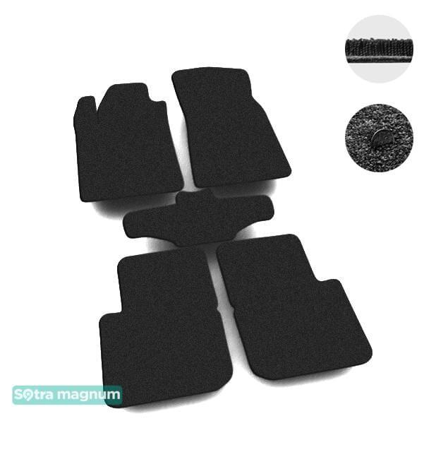 Sotra 07390-MG15-BLACK Interior mats Sotra two-layer black for Lancia Delta (2008-2014), set 07390MG15BLACK: Buy near me in Poland at 2407.PL - Good price!