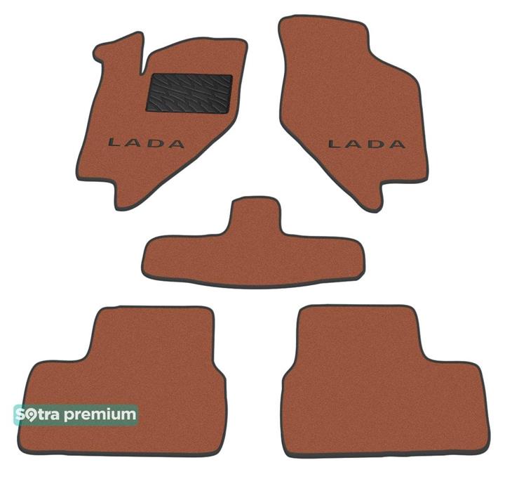 Sotra 07399-CH-TERRA Interior mats Sotra two-layer terracotta for VAZ (Lada) Granta (2011-), set 07399CHTERRA: Buy near me in Poland at 2407.PL - Good price!