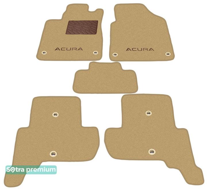 Sotra 07416-CH-BEIGE Interior mats Sotra two-layer beige for Acura Zdx (2009-2013), set 07416CHBEIGE: Buy near me in Poland at 2407.PL - Good price!